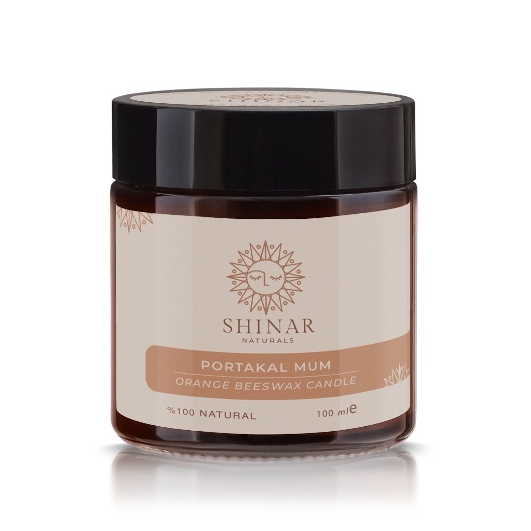 Balmumu Mum — Portakal Uçucu Yağlı - Shinar Naturals