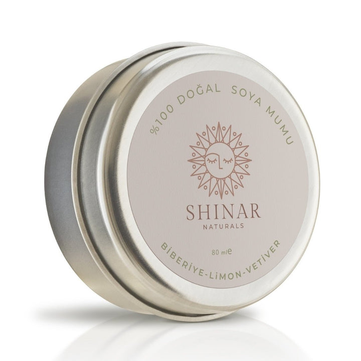 Soya Mumu — Biberiye, Limon, Vetiver, Nane (Odaklanma) - Shinar Naturals