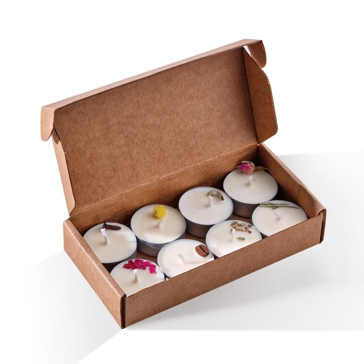 Soya Mumu Tealight 8'li Set - Shinar Naturals